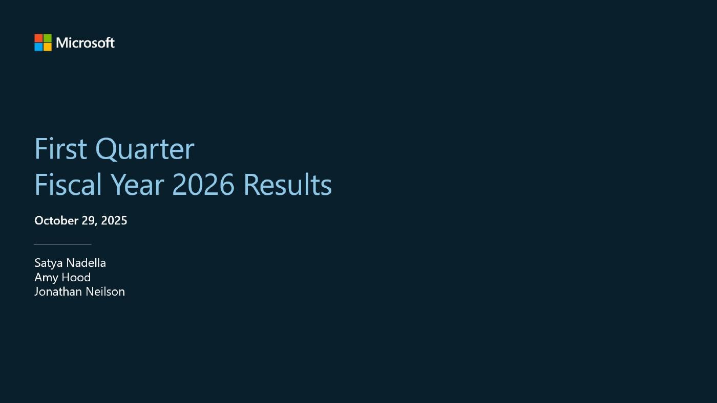 Q1 2026 presentation