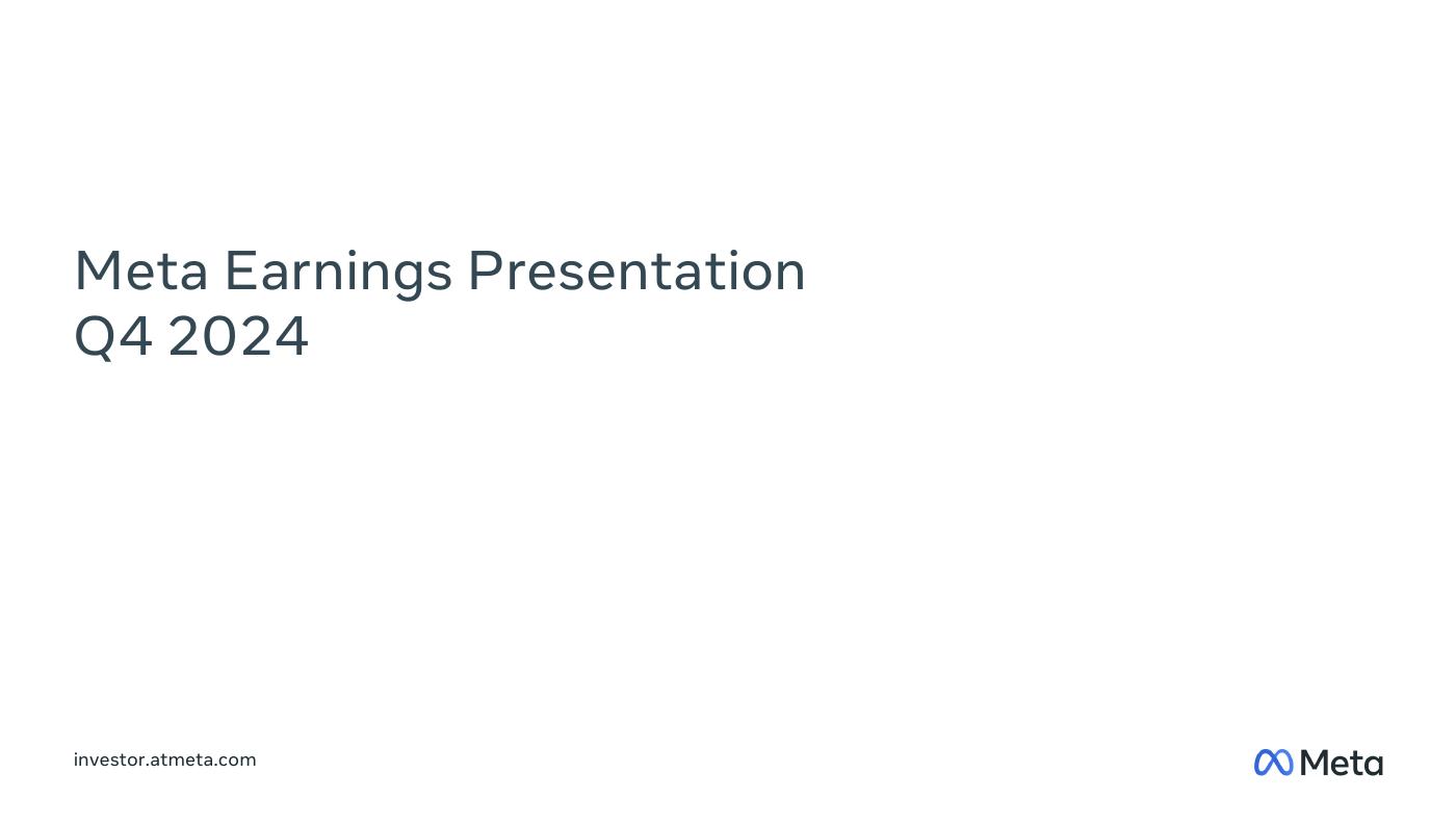 Q4 2024 presentation