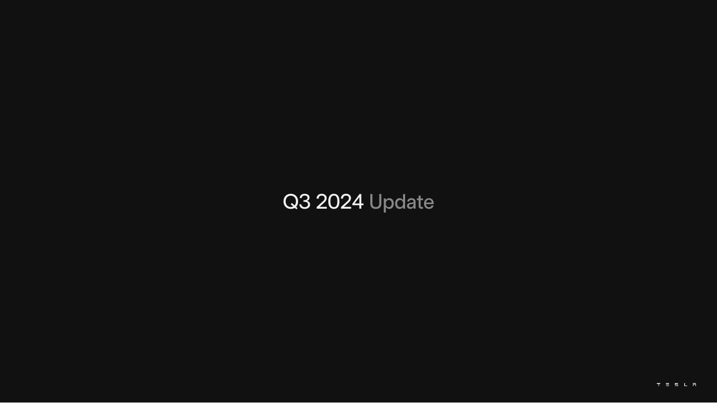 Q3 2024 presentation