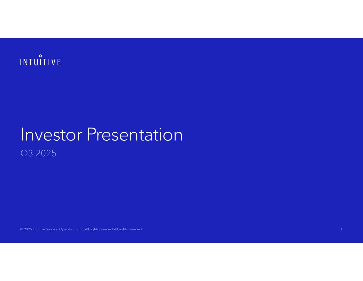 Q3 2025 presentation