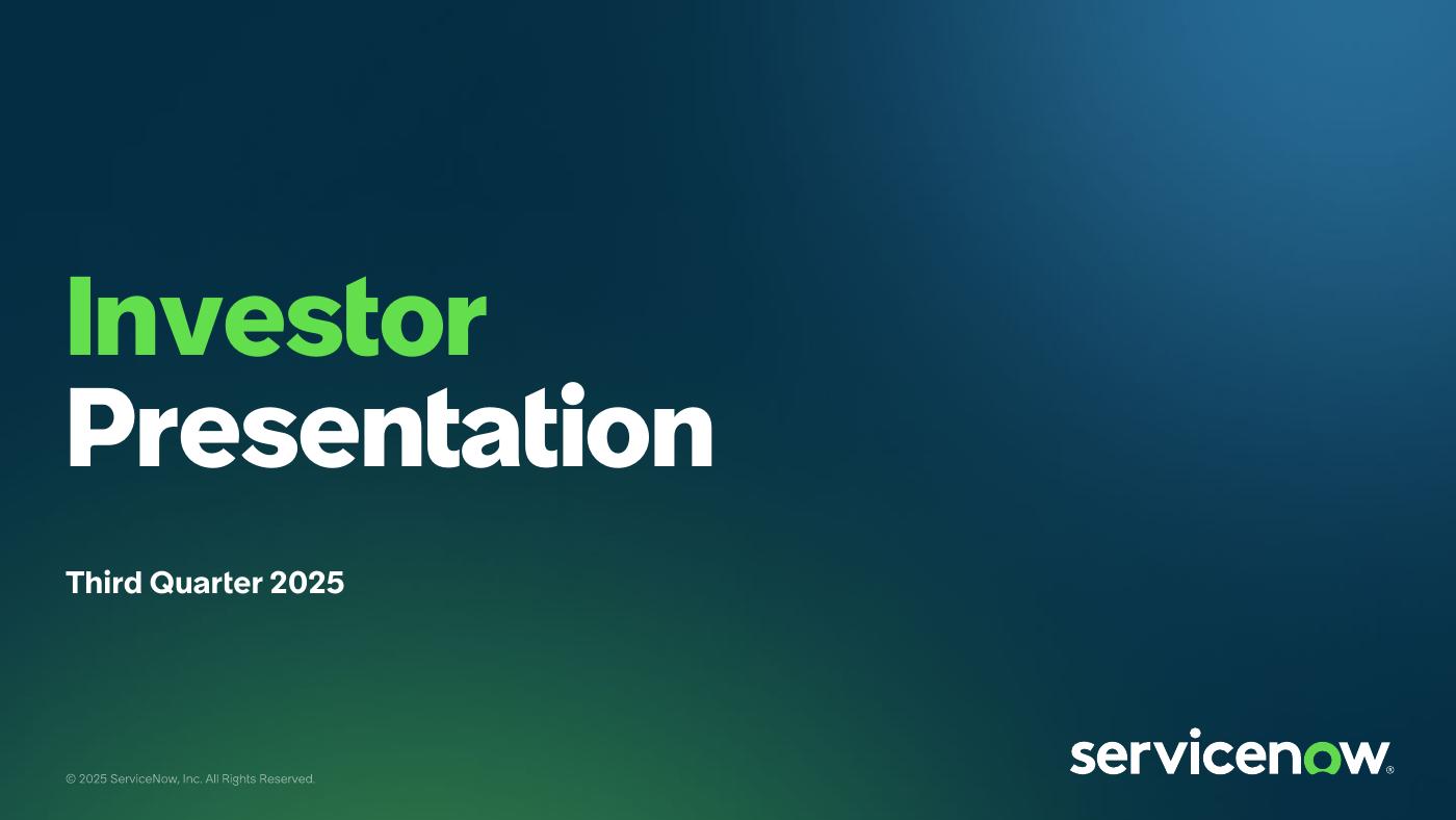 Q3 2025 presentation