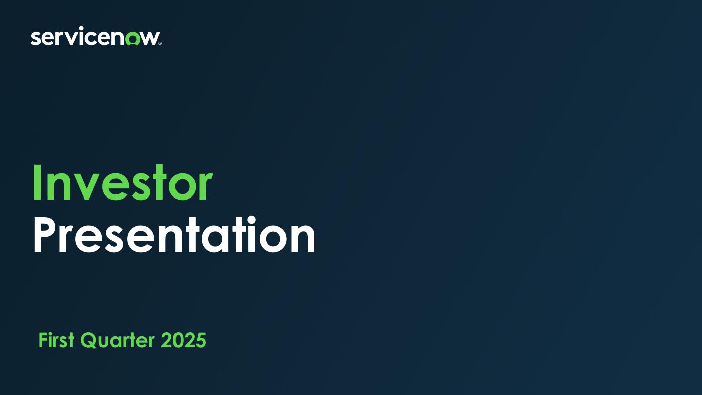 Q1 2025 presentation