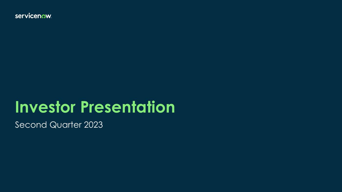 Q2 2023 presentation