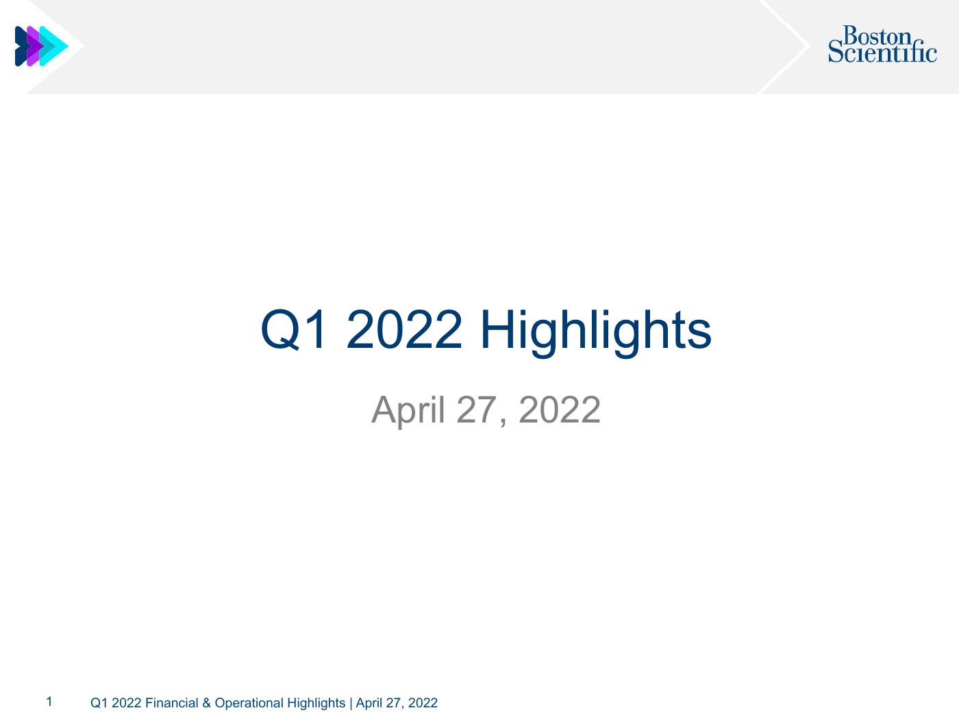 Q1 2022 presentation