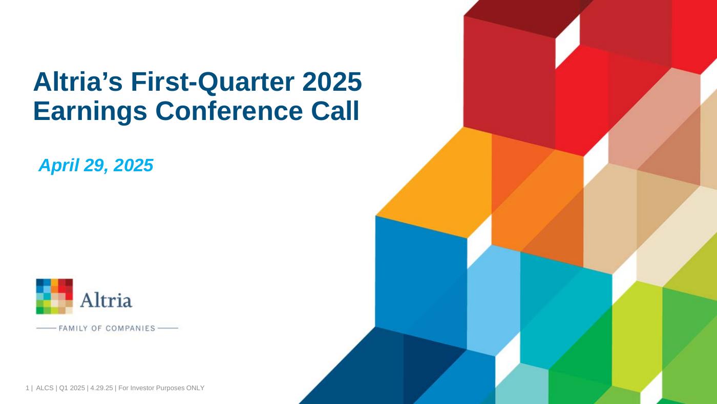 Q1 2025 presentation