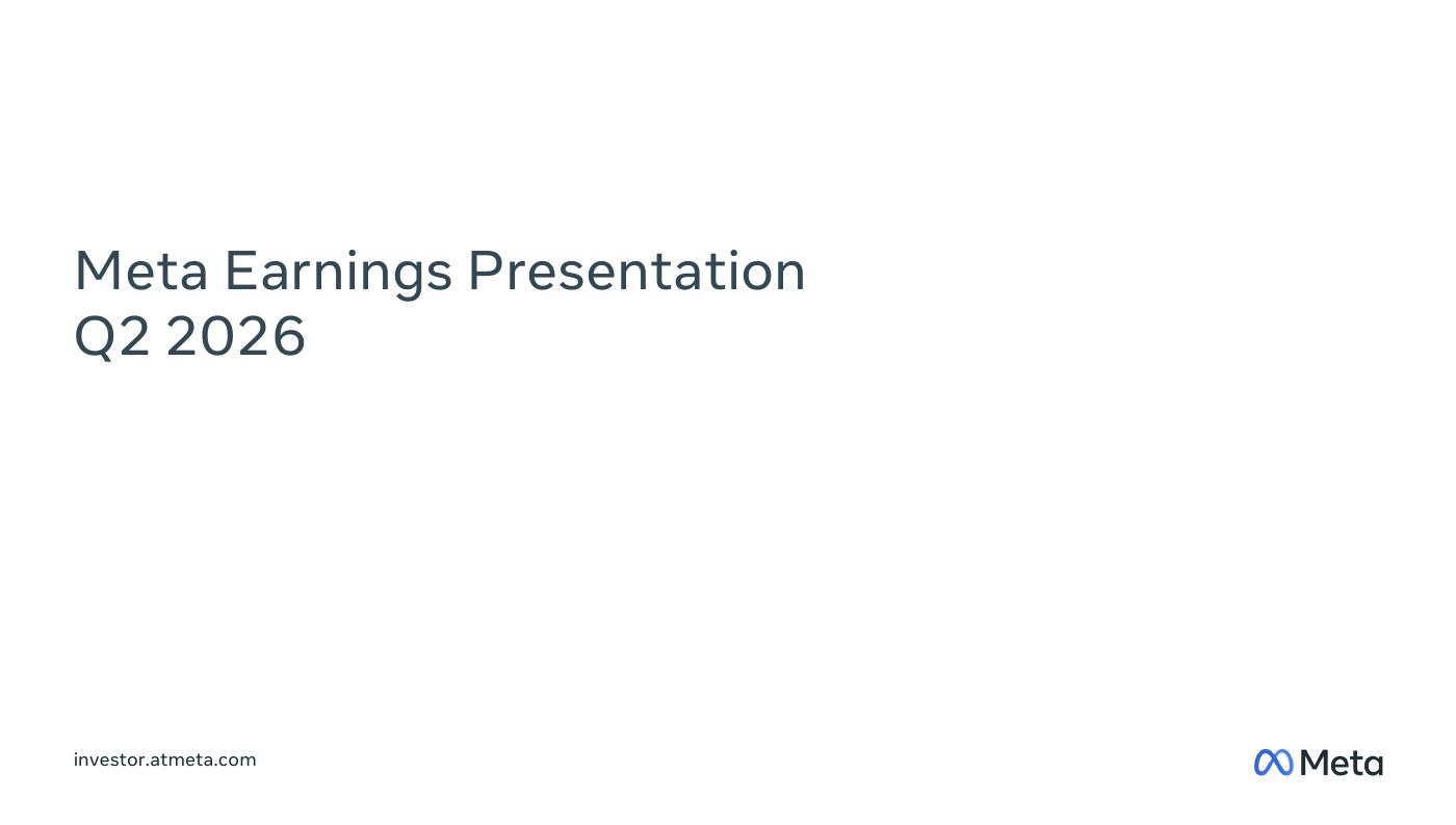Q2 2026 presentation